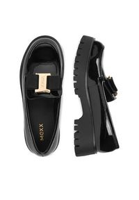 MEXX Loafersy EO-WS6035-01 Czarny. Kolor: czarny. Materiał: skóra, lakier #7