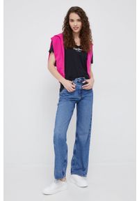 Pepe Jeans t-shirt bawełniany kolor czarny. Kolor: czarny. Materiał: bawełna #5
