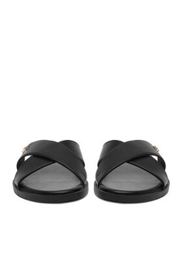 MEXX Klapki CEO-HY6699-1 Czarny. Kolor: czarny. Materiał: skóra