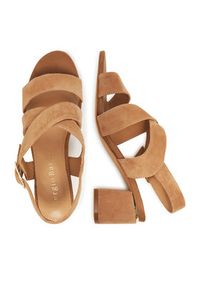 Sergio Bardi Sandały WYL4146-1Z-SB Brązowy. Kolor: brązowy. Materiał: skóra, zamsz #7