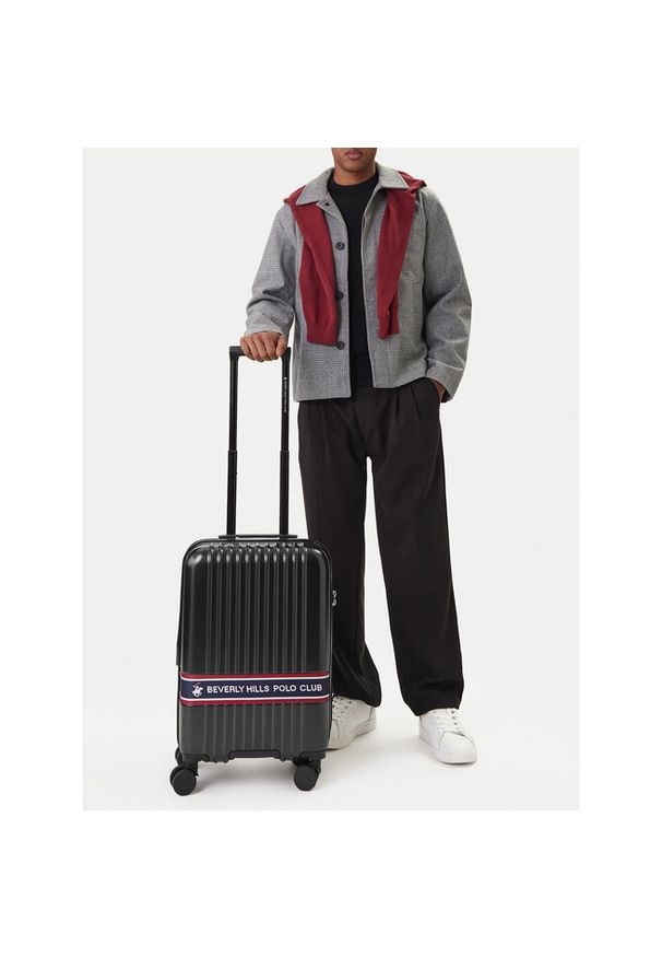 Walizka kabinowa Beverly Hills Polo Club. Kolor: czarny