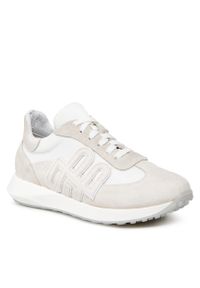 Sneakersy Solo Femme 10101-01-N05/M96-03-00 Biały. Kolor: biały. Materiał: zamsz, skóra