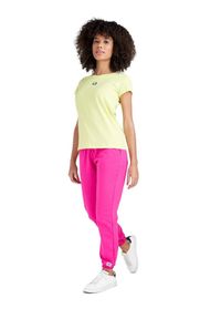 LEONE 1947 APPAREL - Neonowa koszulka damska z krótkim rękawem. Kolor: zielony, wielokolorowy, żółty. Materiał: tkanina. Długość rękawa: krótki rękaw. Długość: krótkie. Sport: fitness