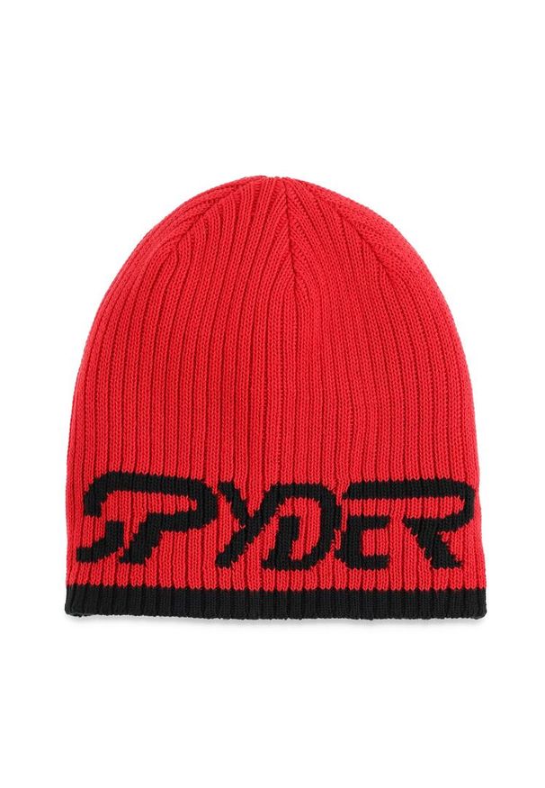 Czapka zimowa Spyder Logo. Kolor: czerwony. Sezon: zima. Styl: sportowy