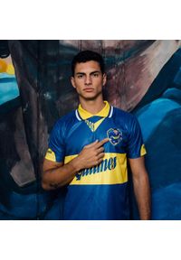 COPA FOOTBALL - Maradona x COPA Camisola de Futebol Retro Boca Juniors 1995. Kolor: niebieski. Sport: piłka nożna