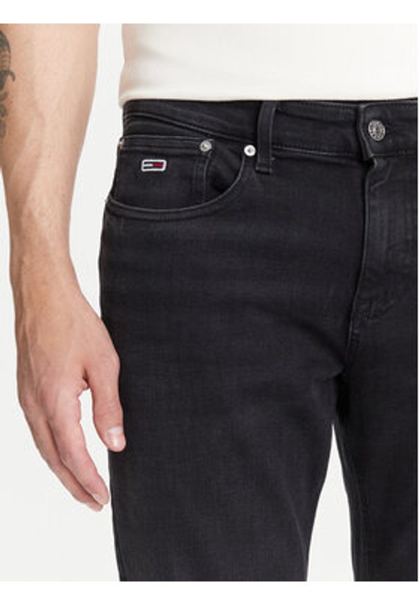 Tommy Jeans Jeansy Scanton DM0DM21888 Czarny Slim Fit. Kolor: czarny