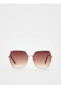 Reserved - Okulary przeciwsłoneczne - brązowy. Kolor: brązowy #1