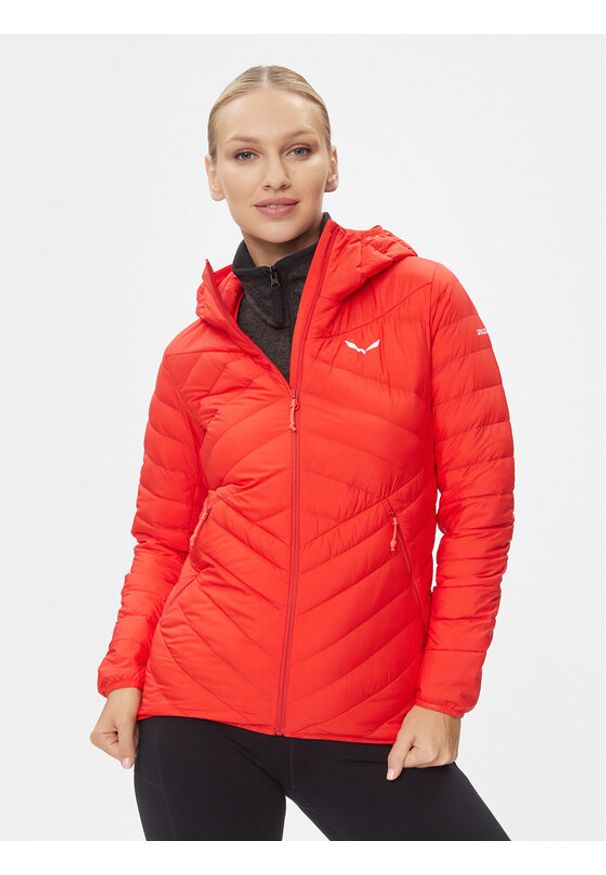 Salewa Kurtka puchowa Brenta 27884 Czerwony Regular Fit. Kolor: czerwony. Materiał: syntetyk, puch