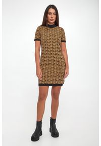 Sukienka mini logowana DKNY. Długość: mini #4