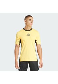 Adidas - Koszulka Referee 24. Kolor: czarny, żółty, wielokolorowy. Materiał: materiał. Sport: piłka nożna