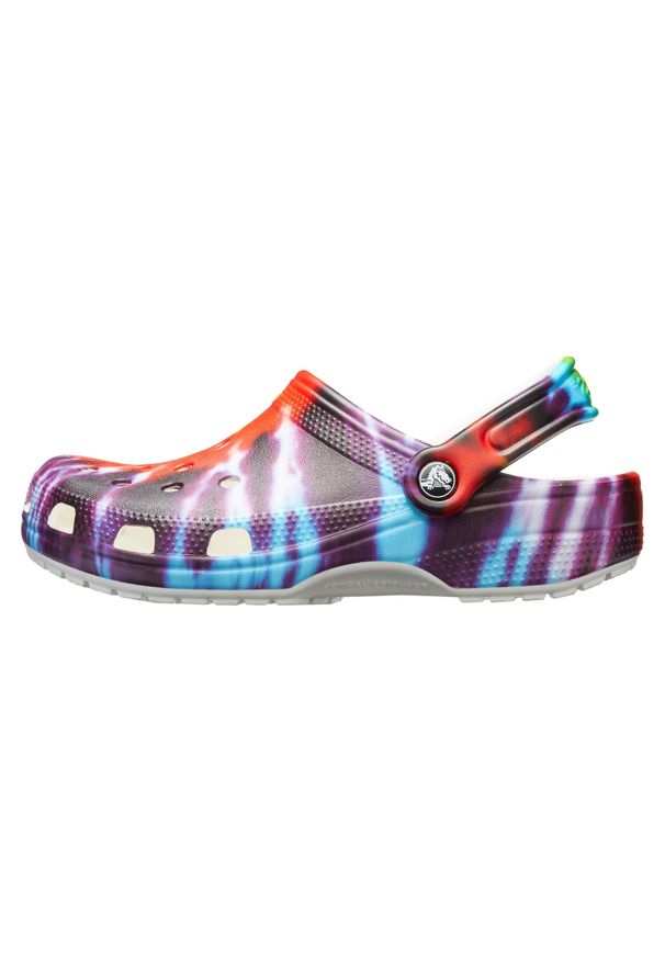 Crocs classic tie dye graphic clog. Kolor: wielokolorowy. Materiał: syntetyk, materiał. Styl: sportowy. Sport: turystyka piesza