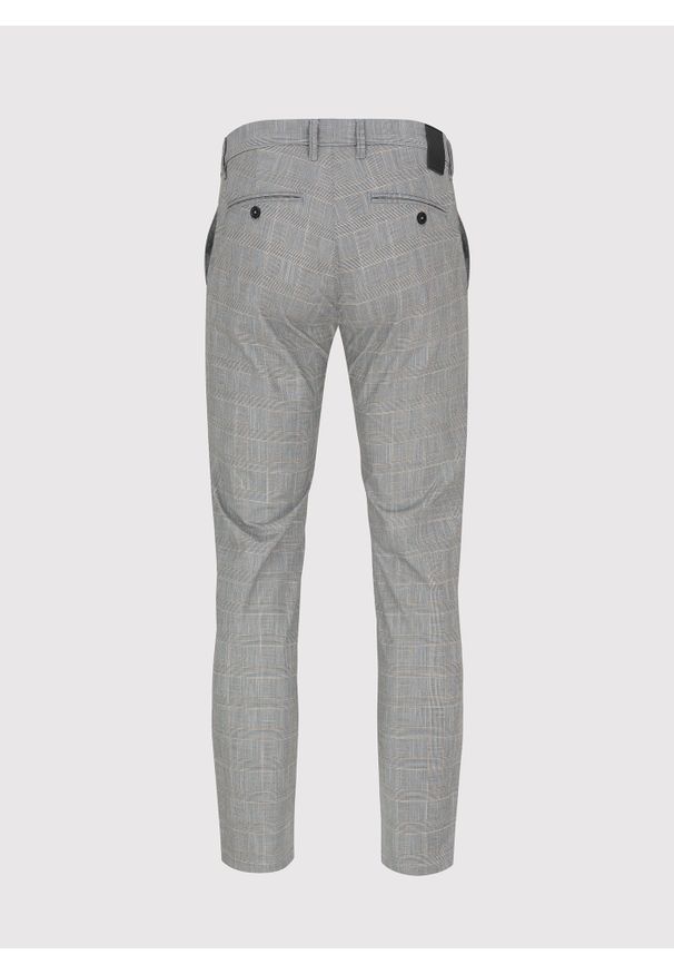 PAKO LORENTE – Szare męskie spodnie w kratkę P23SF-WX-010-S-S - Pako Lorente. Kolor: szary. Materiał: wiskoza, elastan, poliester. Wzór: kratka