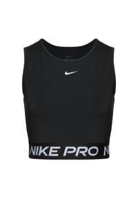 Tank top treningowy damski Nike Pro Dri-Fit. Kolor: czarny. Technologia: Dri-Fit (Nike)