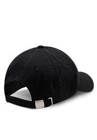 Tommy Jeans Czapka z daszkiem Tjm Elongated Flag Denim Cap AM0AM12427 Czarny. Kolor: czarny. Materiał: materiał