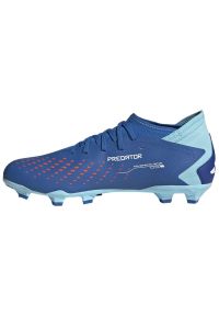 Adidas - Buty piłkarskie adidas Predator Accuracy.3 Fg M GZ0026 niebieskie. Zapięcie: sznurówki. Kolor: niebieski. Materiał: syntetyk, guma. Sport: piłka nożna #2