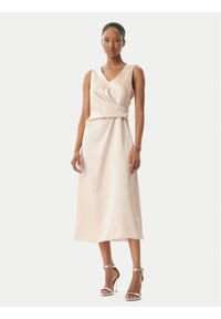 Rinascimento Sukienka koktajlowa CFC0122928003 Różowy Regular Fit. Kolor: różowy. Materiał: syntetyk. Styl: wizytowy #1