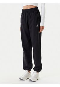 Adidas - adidas Spodnie dresowe Essentials French Terry IW0952 Czarny Loose Fit. Kolor: czarny. Materiał: bawełna #1