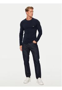 Emporio Armani Underwear Longsleeve 111023 4F512 00135 Granatowy Slim Fit. Kolor: niebieski. Materiał: bawełna. Długość rękawa: długi rękaw #5