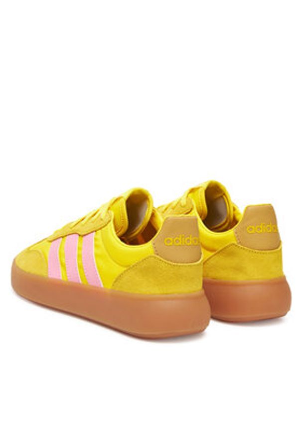 Adidas - adidas Sneakersy Barreda Decode JR3542 Żółty. Kolor: żółty. Materiał: skóra, zamsz