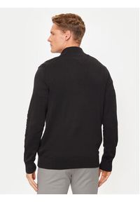 TOMMY HILFIGER - Tommy Hilfiger Sweter Essential MW0MW37331 Czarny Regular Fit. Kolor: czarny. Materiał: bawełna #2