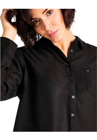 Lee - LEE ONE POCKET SHIRT RELAXED FIT KOSZULA DAMSKA BLACK L45TAB01 #3