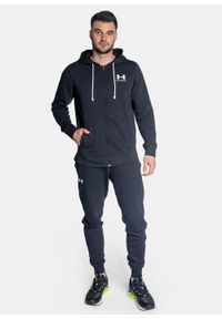 Bluza z kapturem męska czarna Under Armour UA Rival Terry Lc Fz. Typ kołnierza: kaptur. Kolor: czarny. Długość: krótkie. Wzór: jednolity. Styl: klasyczny #2