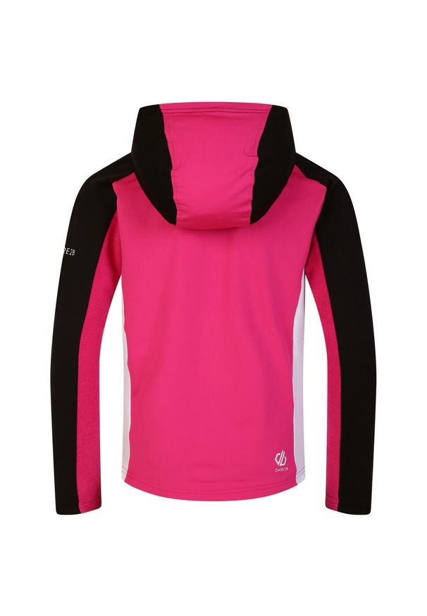 DARE 2B - Dziecięca Bluza Z Kapturem Thriving. Typ kołnierza: kaptur. Kolor: różowy, wielokolorowy, czarny