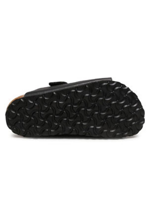 Birkenstock Klapki Arizona Kids 555123 Czarny. Kolor: czarny. Materiał: skóra
