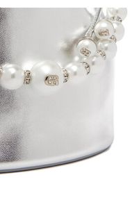 Gino Rossi - GINO ROSSI Torebka EO-ROSE-LA224-19454 Srebrny. Kolor: srebrny. Materiał: skórzane #5