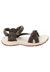 Damskie sandały na wędrówki Jack Wolfskin Lakewood Ride. Kolor: brązowy. Sezon: lato. Styl: sportowy
