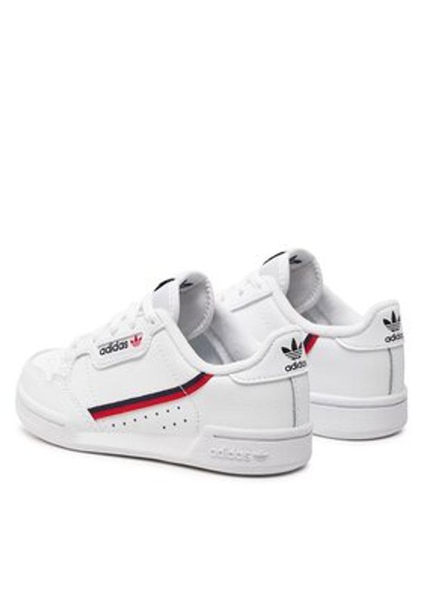 Adidas - adidas Sneakersy Continental 80 C G28215 Biały. Kolor: biały. Materiał: skóra