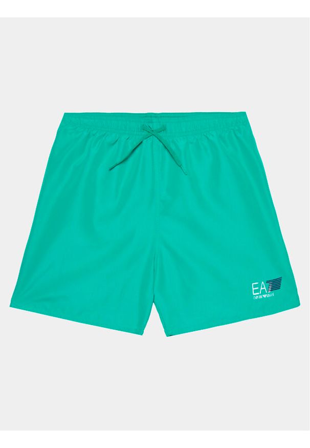 EA7 Emporio Armani Szorty kąpielowe 906015 4R772 26083 Zielony. Kolor: zielony. Materiał: syntetyk