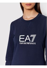 EA7 Emporio Armani Bluza 8NTM35 TJCQZ 1554 Granatowy Regular Fit. Kolor: niebieski. Materiał: bawełna #3