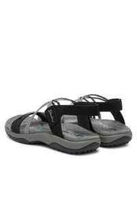 skechers - Skechers Sandały Reggae Slim-Takes Two 163112/BKCC Czarny. Kolor: czarny. Materiał: materiał