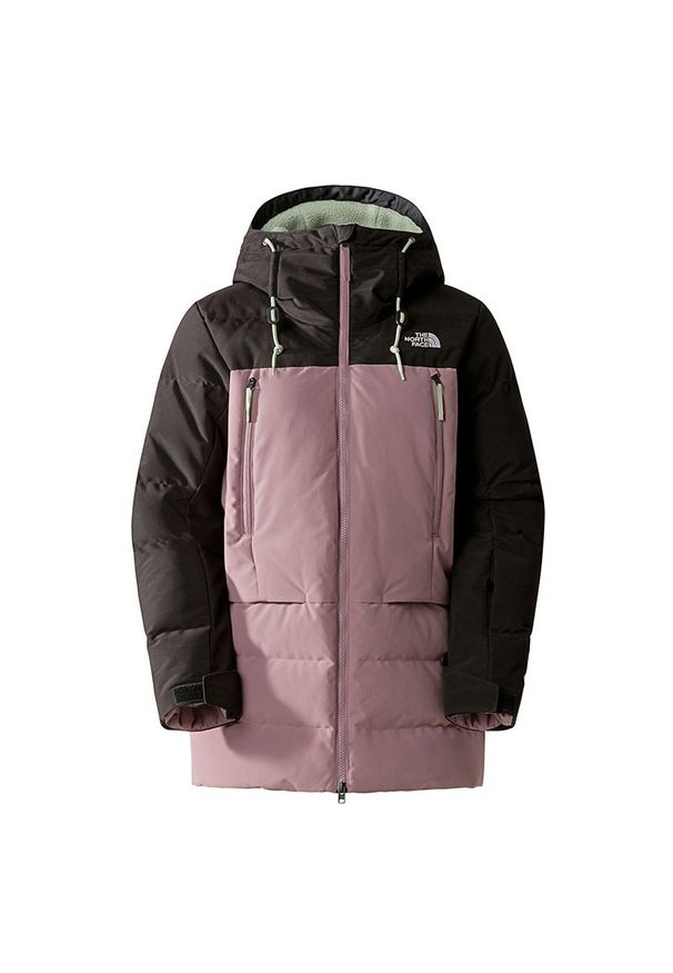 Kurtka The North Face Pallie 0A3M17KOY1 - multikolor. Kolor: wielokolorowy. Materiał: puch, materiał, tkanina, syntetyk. Sezon: zima. Styl: klasyczny. Sport: narciarstwo