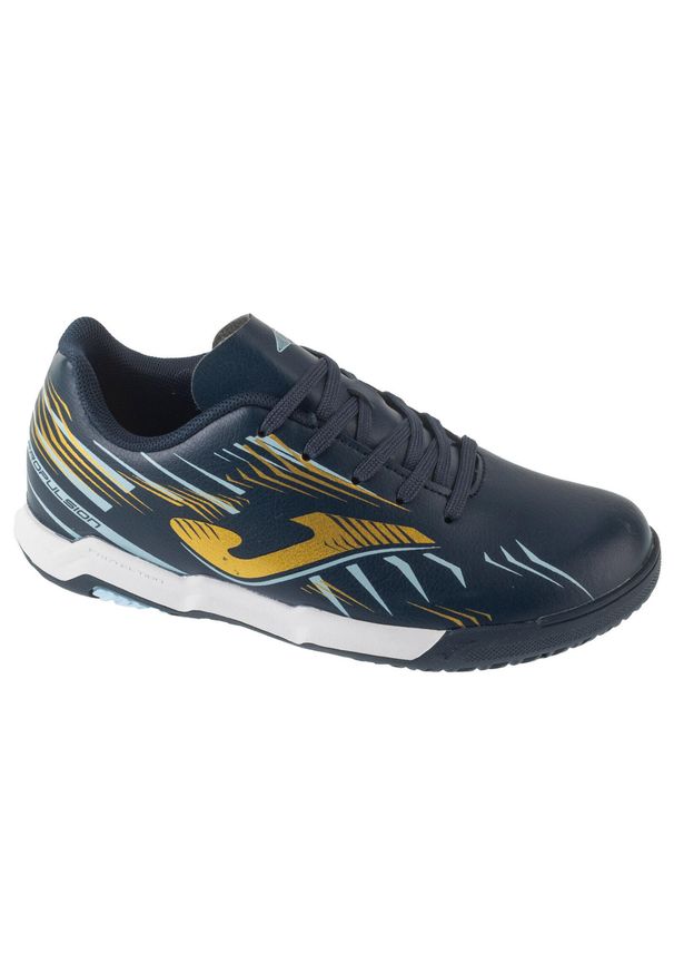 Joma - Buty halowe do piłki nożnej chłopięce, Propulsion Jr 25 PRJW IN. Kolor: niebieski. Sport: piłka nożna