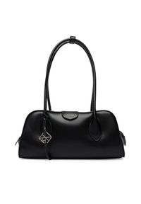 Calvin Klein Torebka Emblem Trio Shoulder Bag LV04F3369G Czarny. Kolor: czarny. Materiał: skórzane #1