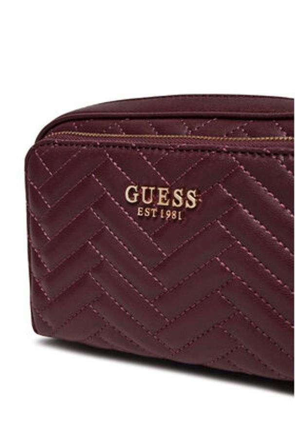 Guess Torebka HWQG95 08140 Bordowy. Kolor: czerwony. Materiał: skórzane
