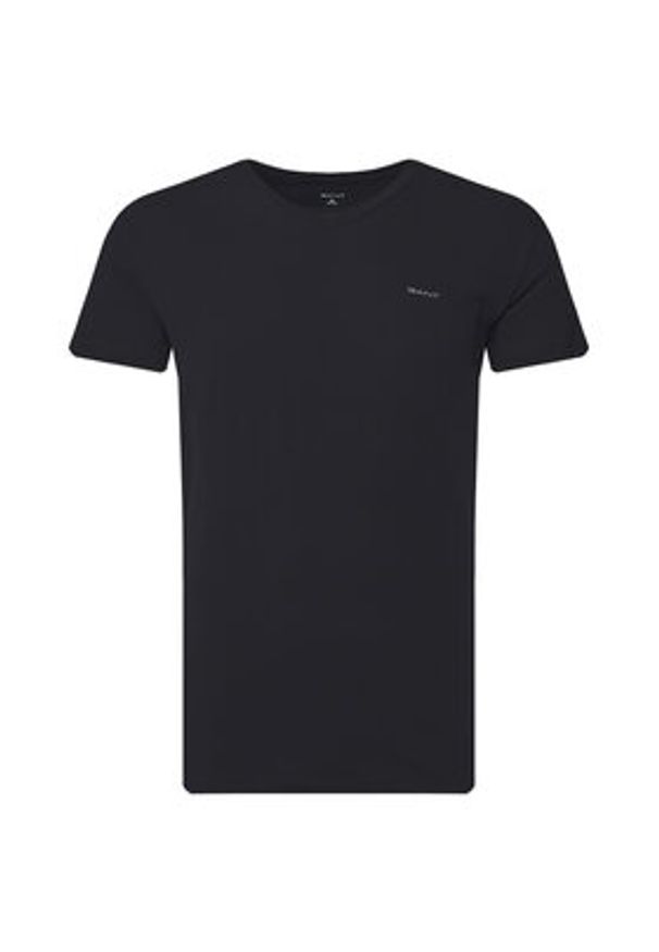 GANT - Gant Komplet 2 t-shirtów 900012018 Czarny Regular Fit. Kolor: czarny. Materiał: bawełna