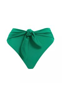 AGUA BENDITA - Zielony dół od bikini Isabella. Stan: podwyższony. Kolor: zielony. Materiał: materiał #2