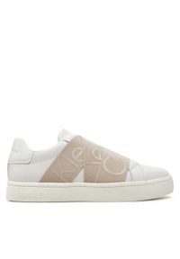 Calvin Klein Jeans Sneakersy Classic Cupsole Elas Web YW0YW01391 Biały. Kolor: biały #1