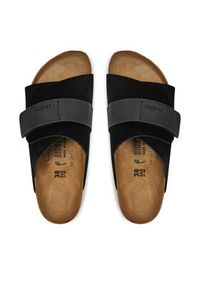 Birkenstock Klapki Kyoto Lenb 1022566 Czarny. Kolor: czarny. Materiał: nubuk, skóra #3