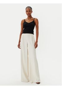 Fracomina Top FR25ST4006K410J9 Czarny Slim Fit. Kolor: czarny. Materiał: wiskoza #3