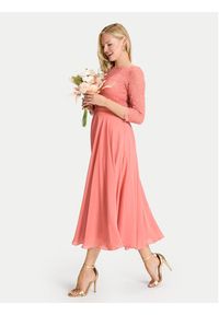 Swing Sukienka koktajlowa 77761710 Koralowy Regular Fit. Kolor: pomarańczowy. Materiał: syntetyk. Styl: wizytowy #6