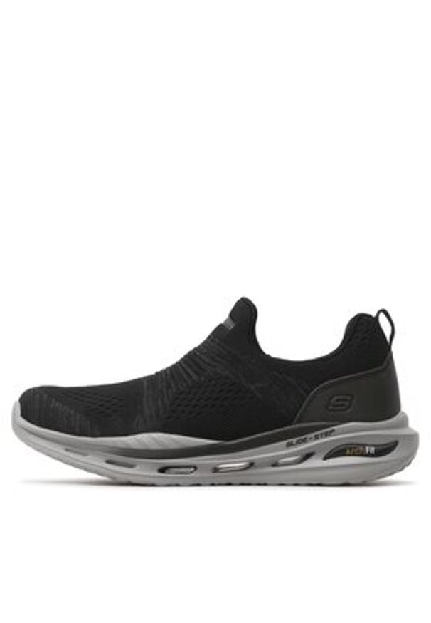 skechers - Skechers Sneakersy Denison 210431/BLK Czarny. Kolor: czarny. Materiał: materiał