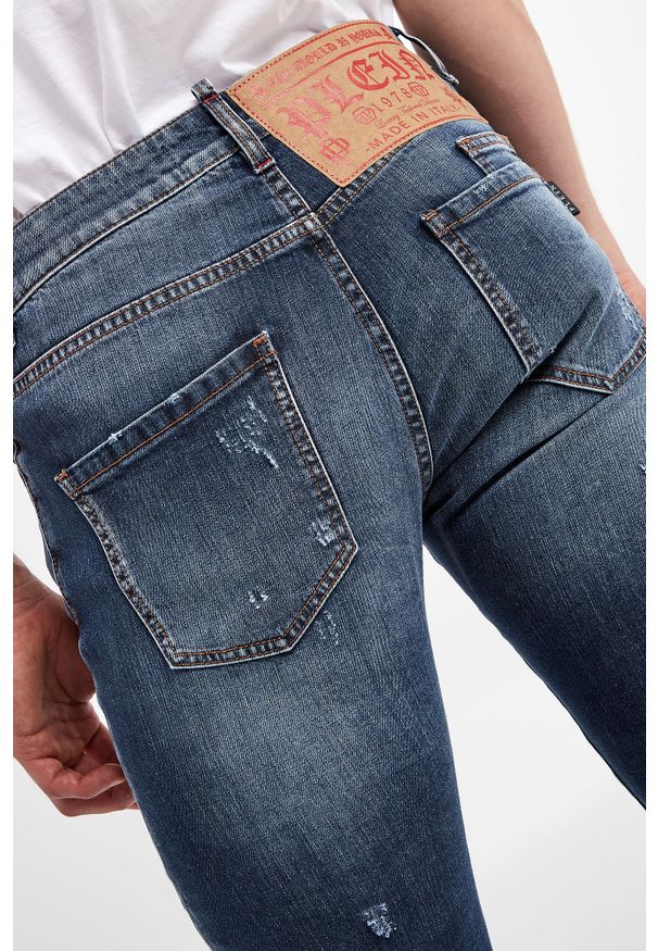 Philipp Plein - Jeansy męskie PHILIPP PLEIN. Wzór: aplikacja
