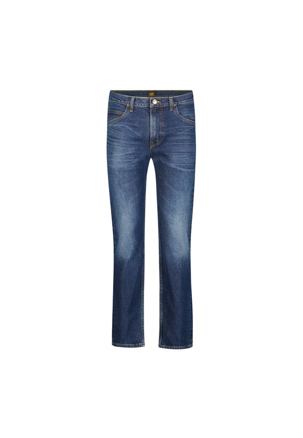 Lee - LEE MĘSKIE SPODNIE JEANSOWE RIDER MIDNIGHT BLUE 112355792 L701008593
