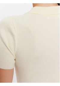 Glamorous Sukienka dzianinowa TM0535 Żółty Slim Fit. Kolor: żółty. Materiał: dzianina, bawełna #5