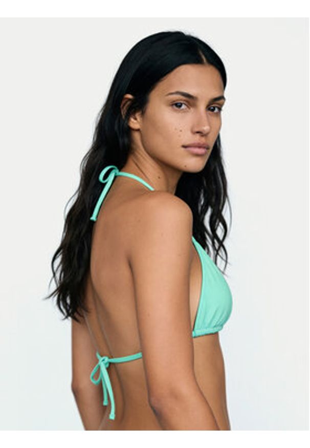 Guess Góra od bikini E6GJ44 KF442 Zielony. Kolor: zielony. Materiał: syntetyk