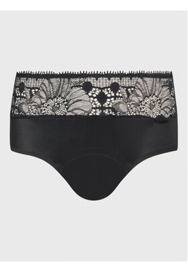 Chantelle Majtki menstruacyjne Period C17N40 Czarny. Kolor: czarny. Materiał: syntetyk